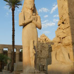 Karnak statues