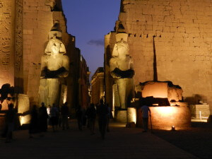 Luxor sentry statues