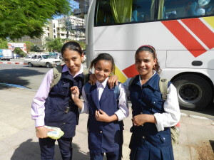 Egyptian schoolgirls