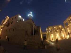 Luxor temple mosque