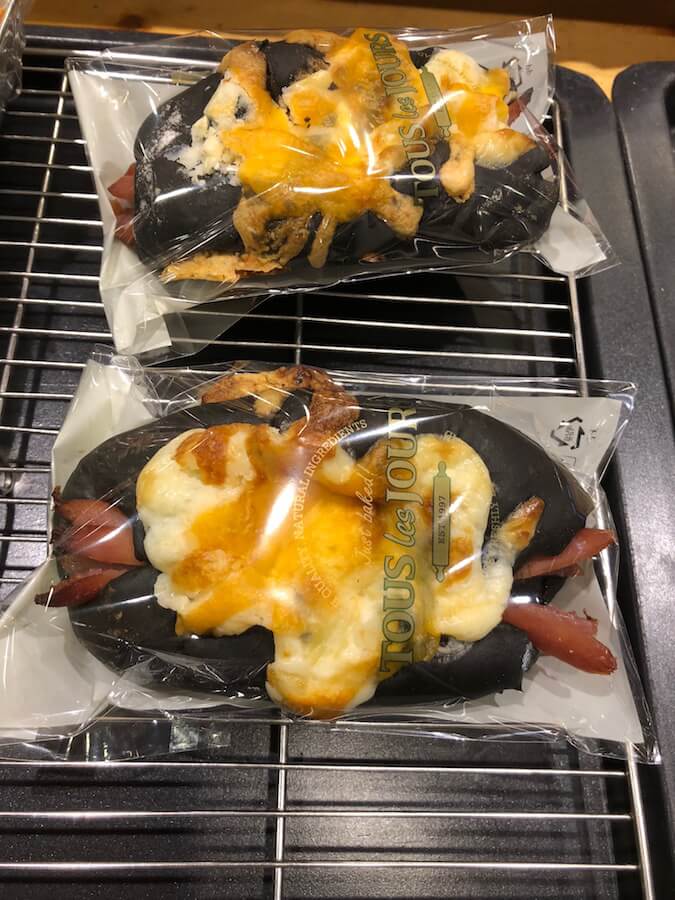 squid ink hot dogs • Frank Morin