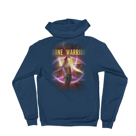 Rune Warrior Zip-up Hoodie sweater - Image 8