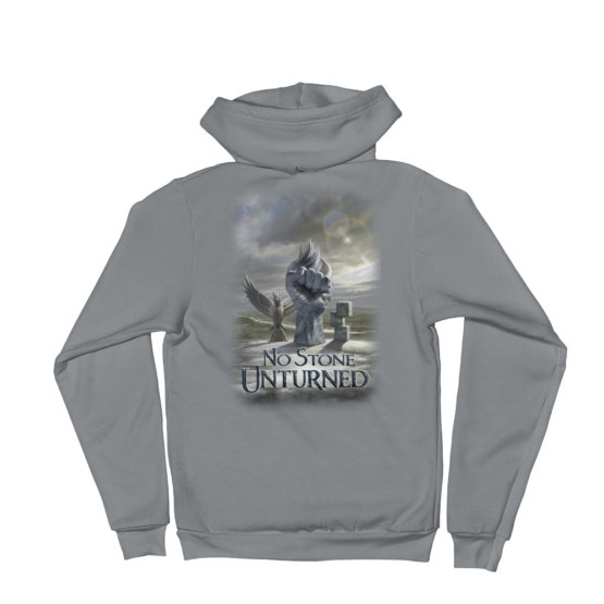 No Stone Unturned Zip-up Hoodie sweater - Image 6