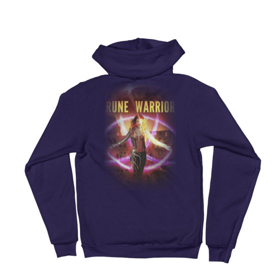Rune Warrior Zip-up Hoodie sweater - Image 6